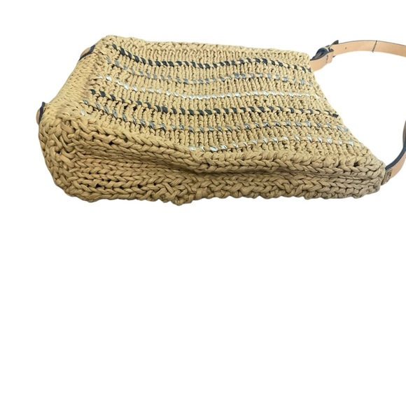 The Sak Tan and Blue Textured Shoulder Bag - Picture 10 of 11